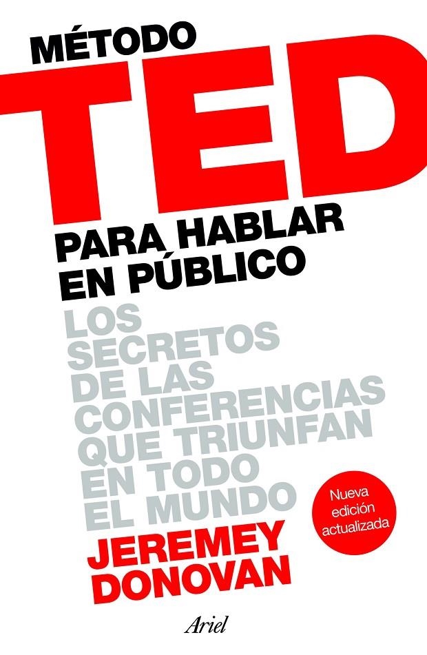 MÉTODO TED PARA HABLAR EN PÚBLICO | 9788434423565 | DONOVAN, JEREMEY | Llibreria L'Altell - Llibreria Online de Banyoles | Comprar llibres en català i castellà online - Llibreria de Girona