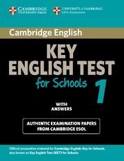 KEY ENGLISH TEST FOR SCHOOLS 1. WITH ANSWERS | 9780521139922 | CAMBRIDGE ESOL | Llibreria L'Altell - Llibreria Online de Banyoles | Comprar llibres en català i castellà online - Llibreria de Girona