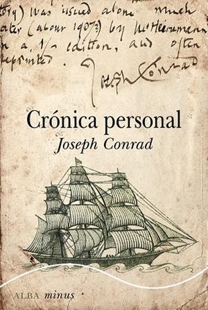 CRÓNICA PERSONAL | 9788490652046 | CONRAD, JOSEPH | Llibreria Online de Banyoles | Comprar llibres en català i castellà online