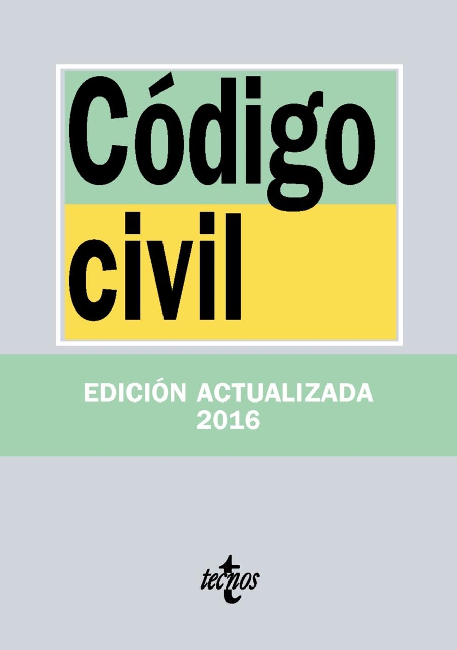CÓDIGO CIVIL | 9788430969982 | EDITORIAL TECNOS | Llibreria L'Altell - Llibreria Online de Banyoles | Comprar llibres en català i castellà online - Llibreria de Girona