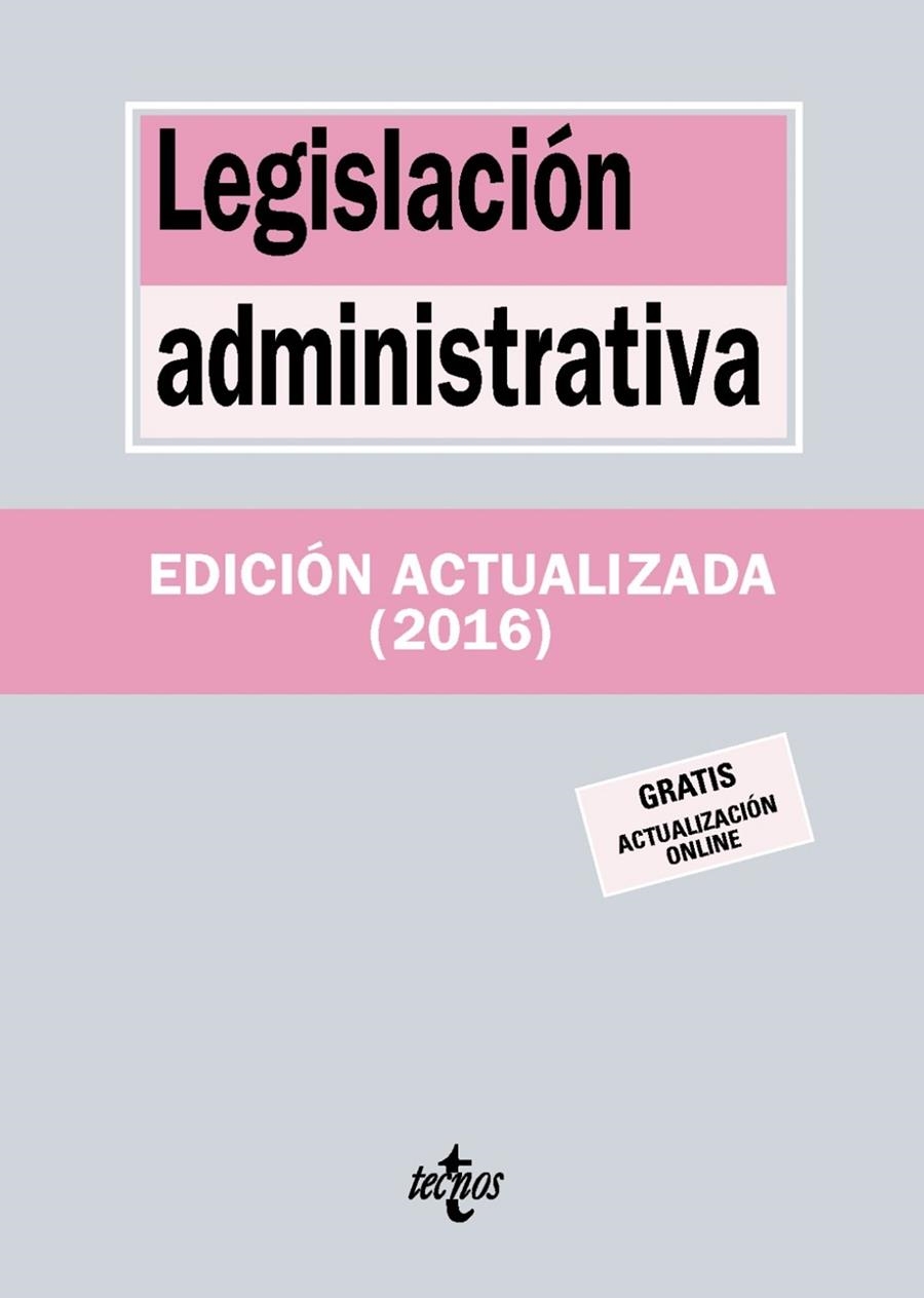 LEGISLACIÓN ADMINISTRATIVA | 9788430969999 | EDITORIAL TECNOS | Llibreria L'Altell - Llibreria Online de Banyoles | Comprar llibres en català i castellà online - Llibreria de Girona
