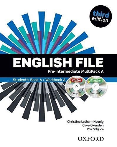 ENGLISH FILE PRE-INTERMEDIATE MULTIPACK A STUDENT'S BOOK A WORKBOOK A | 9780194598682 | AAVV | Llibreria L'Altell - Llibreria Online de Banyoles | Comprar llibres en català i castellà online - Llibreria de Girona