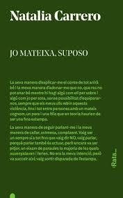 JO MATEIXA, SUPOSO | 9788494489105 | CARRERO, NATÀLIA | Llibreria L'Altell - Llibreria Online de Banyoles | Comprar llibres en català i castellà online - Llibreria de Girona