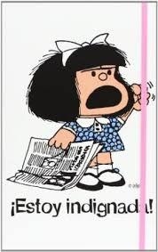 CUADERNO MAFALDA ESTOY INDIGNADA - GRANDE 3ªED | 9788862128742 | QUINO | Llibreria Online de Banyoles | Comprar llibres en català i castellà online