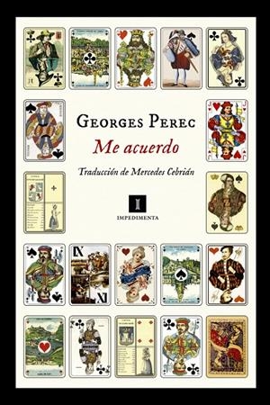 ME ACUERDO | 9788416542741 | PEREC, GEORGES | Llibreria L'Altell - Llibreria Online de Banyoles | Comprar llibres en català i castellà online - Llibreria de Girona