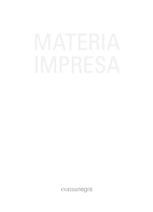 MATERIA IMPRESA | 9788416605637 | AAVV | Llibreria Online de Banyoles | Comprar llibres en català i castellà online