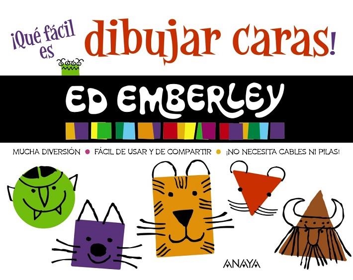 ¡QUÉ FÁCIL ES DIBUJAR CARAS! | 9788469833834 | EMBERLEY, ED | Llibreria L'Altell - Llibreria Online de Banyoles | Comprar llibres en català i castellà online - Llibreria de Girona