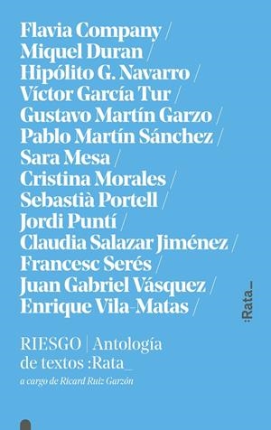 RIESGO | 9788494489136 | RUIZ GARZÓN, RICARD | Llibreria Online de Banyoles | Comprar llibres en català i castellà online