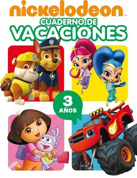 CUADERNO DE VACACIONES NICKELODEON. 3 AÑOS | 9788437201467 | NICKELODEON | Llibreria Online de Banyoles | Comprar llibres en català i castellà online