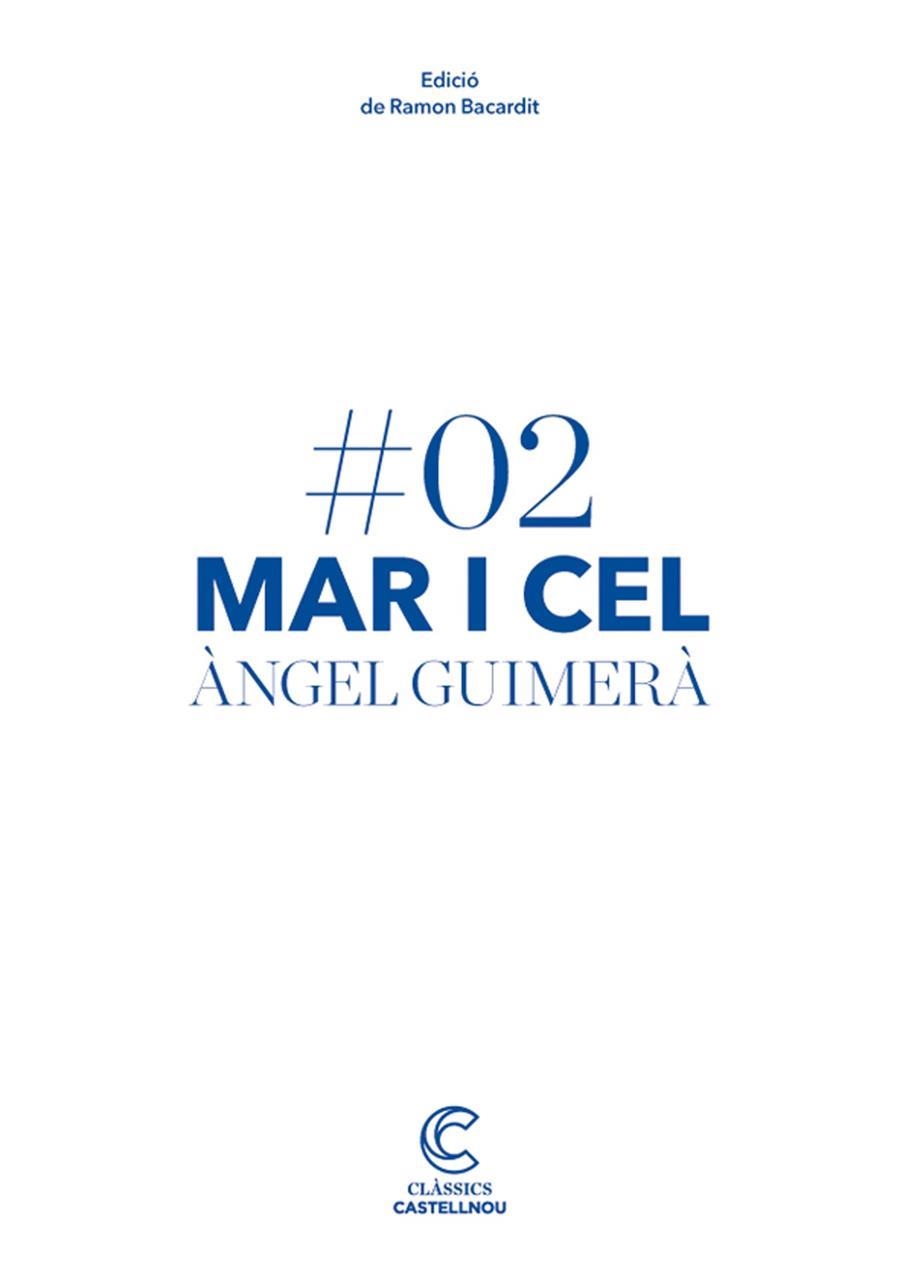 MAR I CEL | 9788498044188 | GUIMERÀ JORGE, ÀNGEL | Llibreria L'Altell - Llibreria Online de Banyoles | Comprar llibres en català i castellà online - Llibreria de Girona