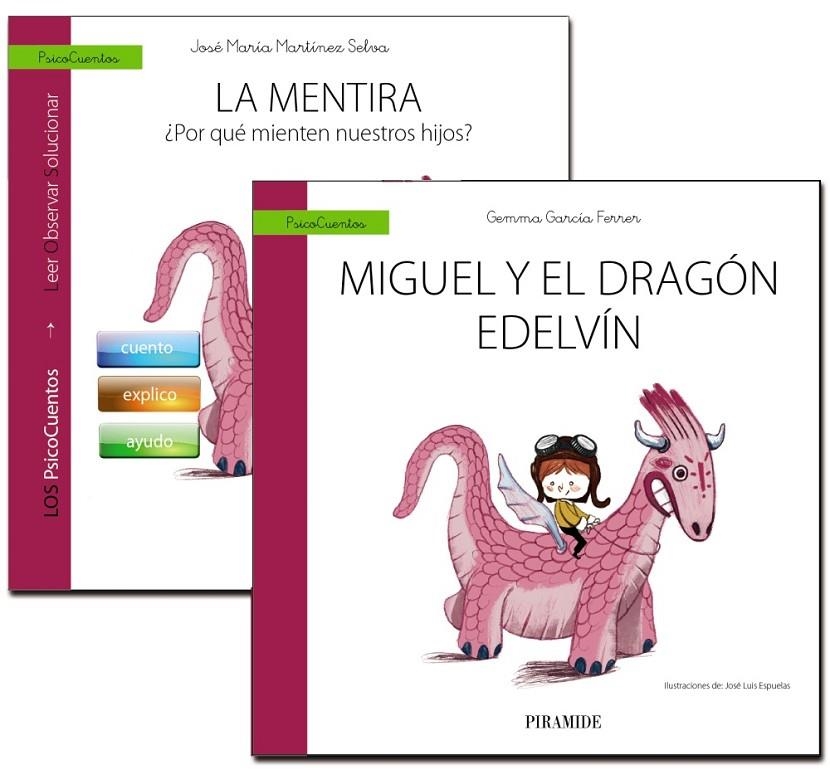 GUÍA LA MENTIRA + CUENTO MIGUEL Y EL DRAGÓN EDELVÍN | 9788436837513 | GARCÍA FERRER, GEMMA/MARTÍNEZ SELVA, JOSÉ MARÍA | Llibreria L'Altell - Llibreria Online de Banyoles | Comprar llibres en català i castellà online - Llibreria de Girona