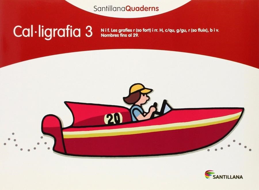 SANTILLANA QUADERNS CAL-LIGRAFIA 3 | 9788468013619 | VARIOS AUTORES | Llibreria L'Altell - Llibreria Online de Banyoles | Comprar llibres en català i castellà online - Llibreria de Girona