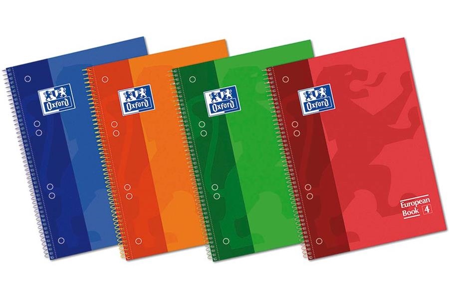 LLIBRETA OXFORD EUROPEAN BOOK 5 COLORS QUADRICULADA 5 X 5 TAPA DURA | 8412771087517 | OXFORD | Llibreria L'Altell - Llibreria Online de Banyoles | Comprar llibres en català i castellà online - Llibreria de Girona