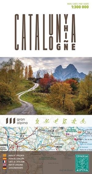 MAPA DE CATALUNYA  (CATALÀ, CASTELLÀ, FRANCES, ANGLÈS, ALEMANY) | 9788480907019 | Llibreria Online de Banyoles | Comprar llibres en català i castellà online
