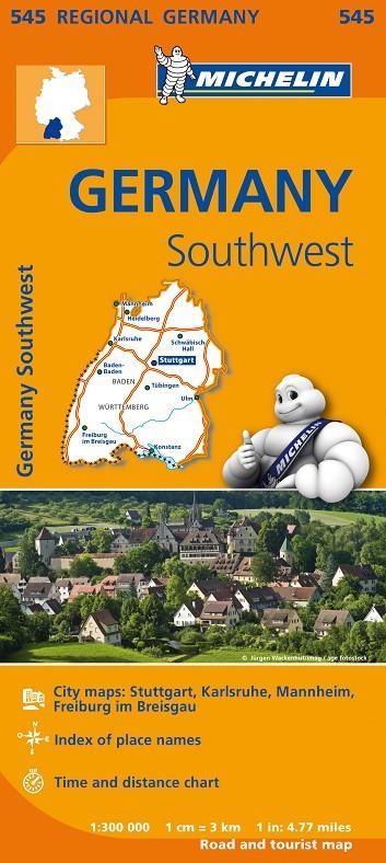 MAPA REGIONAL GERMANY SOUTHWEST | 9782067183667 | MICHELIN | Llibreria Online de Banyoles | Comprar llibres en català i castellà online