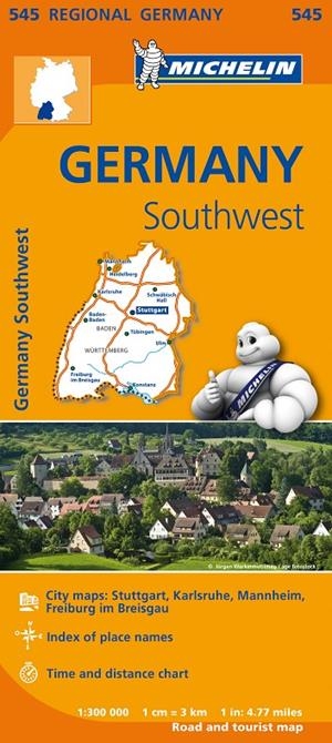 MAPA REGIONAL GERMANY SOUTHWEST | 9782067183667 | MICHELIN | Llibreria Online de Banyoles | Comprar llibres en català i castellà online