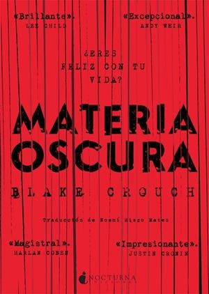MATERIA OSCURA | 9788416858217 | CROUCH, BLAKE | Llibreria L'Altell - Llibreria Online de Banyoles | Comprar llibres en català i castellà online - Llibreria de Girona