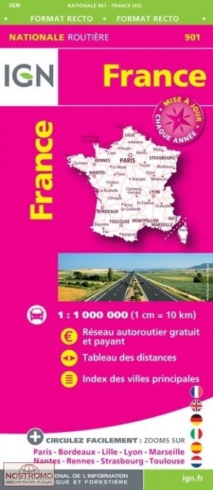 FRANCE 1 : 1.000.000 | 9782758542285 | IGN | Llibreria L'Altell - Llibreria Online de Banyoles | Comprar llibres en català i castellà online - Llibreria de Girona