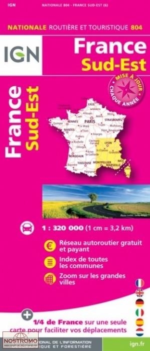 FRANCE SUD-EST 320.000 | 9782758542346 | IGN | Llibreria L'Altell - Llibreria Online de Banyoles | Comprar llibres en català i castellà online - Llibreria de Girona