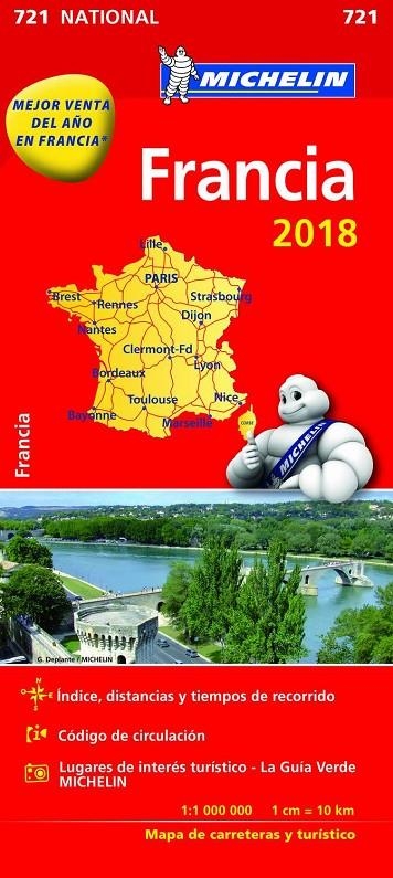 MAPA NATIONAL FRANCIA | 9782067226524 | VARIOS AUTORES | Llibreria L'Altell - Llibreria Online de Banyoles | Comprar llibres en català i castellà online - Llibreria de Girona