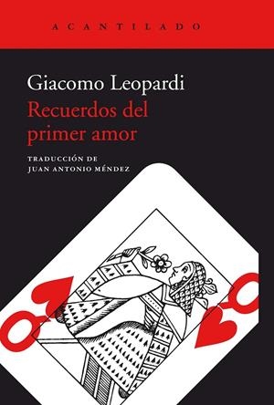 RECUERDOS DEL PRIMER AMOR | 9788416748808 | LEOPARDI, GIACOMO | Llibreria L'Altell - Llibreria Online de Banyoles | Comprar llibres en català i castellà online - Llibreria de Girona