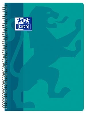 QUADERN OXFORD TAPA PLÀSTIC ESPIRAL VERD MENTA | 8412771016784 | OXFORD | Llibreria Online de Banyoles | Comprar llibres en català i castellà online