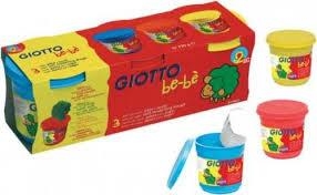 CAIXA 3 POTS PASTA GROGA, BLAVA, VERMELLA GIOTTO BE-BÈ | 8000825462504 | GIOTTO | Llibreria Online de Banyoles | Comprar llibres en català i castellà online