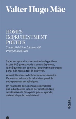HOMES IMPRUDENTMENT POÈTICS | 9788416738380 | HUGO MÃE, VALTER | Llibreria Online de Banyoles | Comprar llibres en català i castellà online