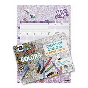 CALENDARI 16 MESOS 2018 308X225 COLORS - CATALÀ | 8422952164739 | Llibreria Online de Banyoles | Comprar llibres en català i castellà online