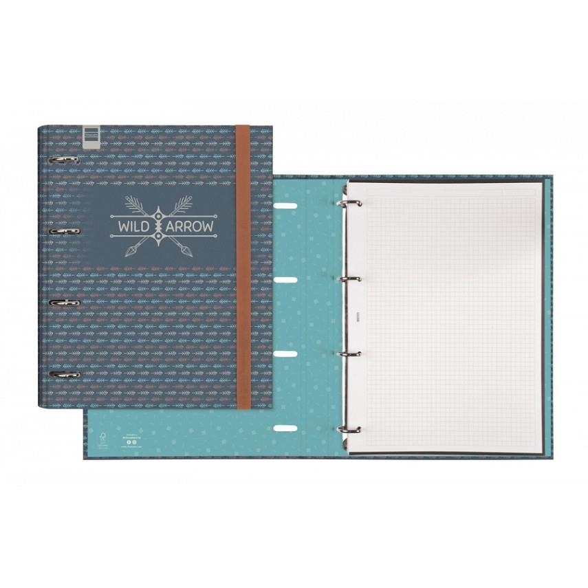 CARPETA-BLOC 4 ANELLES A4  WILD ARROW | 8422952164791 | Llibreria Online de Banyoles | Comprar llibres en català i castellà online