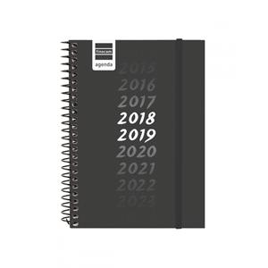 AGENDA ESPIRAL 2018-2019 1/8 SV CRONOS NEGRA | 8422952163268 | Llibreria Online de Banyoles | Comprar llibres en català i castellà online