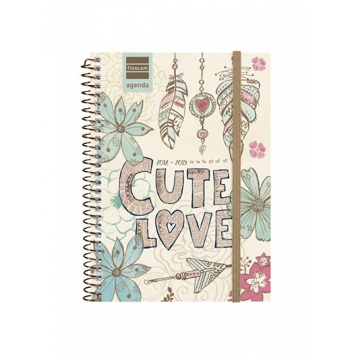 AGENDA ESPIRAL 2018-2018 1/8 SV CUTE LOVE | 8422952163237 | Llibreria Online de Banyoles | Comprar llibres en català i castellà online