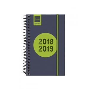 AGENDA ESPIRAL 2018-2019 E9 SV GRIS I VERD | 8422952164234 | Llibreria Online de Banyoles | Comprar llibres en català i castellà online