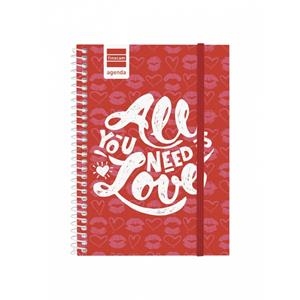 AGENDA 2018-2019 1/4 SV VERMELL LOVE | 8422952163459 | Llibreria Online de Banyoles | Comprar llibres en català i castellà online