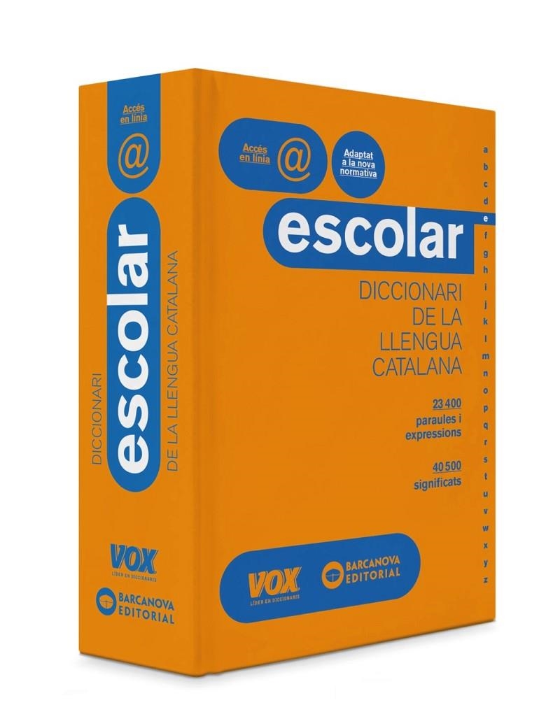 DICCIONARI ESCOLAR DE LA LLENGUA CATALANA VOX-BARCANOVA | 9788499742830 | VOX EDITORIAL | Llibreria L'Altell - Llibreria Online de Banyoles | Comprar llibres en català i castellà online - Llibreria de Girona