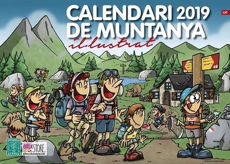 2019 CALENDARI DE MUNTANYA IL·LUSTRAT -ALPINA | 9788480907545 | EDUXSTORE | Llibreria Online de Banyoles | Comprar llibres en català i castellà online