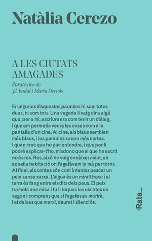 A LES CIUTATS AMAGADES | 9788416738403 | CEREZO, NATÀLIA | Llibreria Online de Banyoles | Comprar llibres en català i castellà online