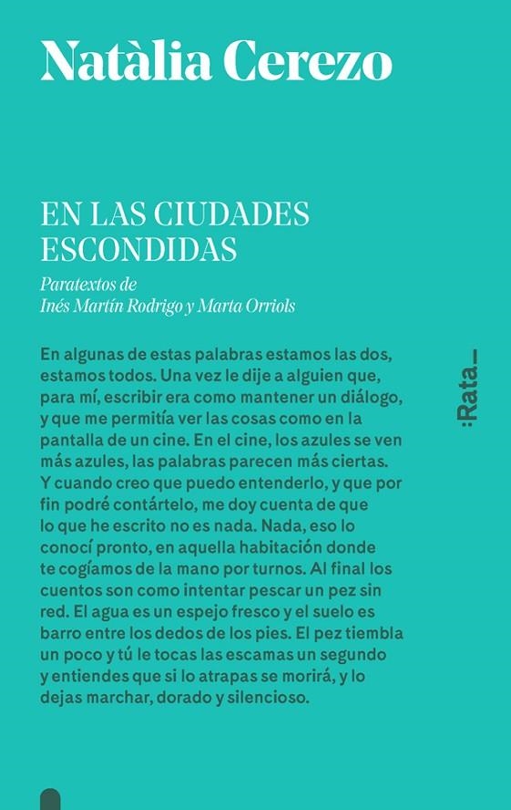 EN LAS CIUDADES ESCONDIDAS | 9788416738410 | CEREZO, NATÀLIA | Llibreria Online de Banyoles | Comprar llibres en català i castellà online