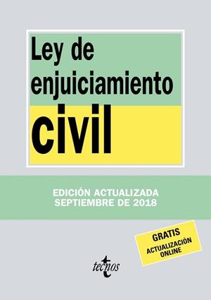 LEY DE ENJUICIAMIENTO CIVIL | 9788430974962 | EDITORIAL TECNOS | Llibreria L'Altell - Llibreria Online de Banyoles | Comprar llibres en català i castellà online - Llibreria de Girona