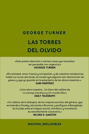 LAS TORRES DEL OLVIDO | 9788417181499 | TURNER, GEORGE | Llibreria L'Altell - Llibreria Online de Banyoles | Comprar llibres en català i castellà online - Llibreria de Girona
