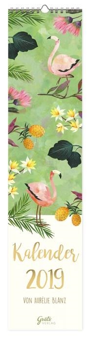 CALENDARI PARET LLARG I ESTRET FLAMENC. IL.LUSTRACIONS D'AURÉLIE BLANZ. GRÄTZ VERLAG | 9783946861553 | Llibreria Online de Banyoles | Comprar llibres en català i castellà online