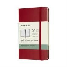 AGENDA 2019 12M SETMANAL HORITZONTAL P VERMELL ESCARLATA | 8058341715772 | MOLESKINE | Llibreria L'Altell - Llibreria Online de Banyoles | Comprar llibres en català i castellà online - Llibreria de Girona