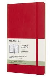 AGENDA MOLESKINE 2019 12M SETMANAL HORITZONTAL L VERMELL ESCARLATA | 8058341716229 | MOLESKINE | Llibreria L'Altell - Llibreria Online de Banyoles | Comprar llibres en català i castellà online - Llibreria de Girona