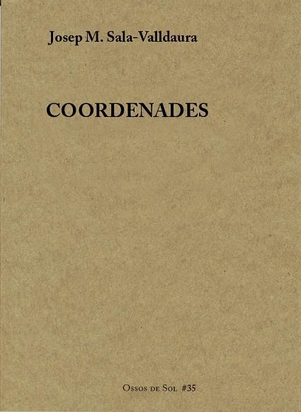 COORDENADES | 9788494746383 | SALA-VALLDAURA, JOSEP M. | Llibreria Online de Banyoles | Comprar llibres en català i castellà online