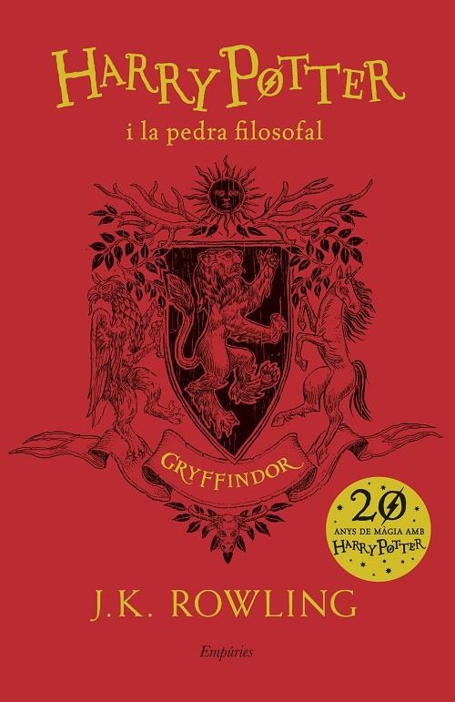 HARRY POTTER I LA PEDRA FILOSOFAL (GRYFFINDOR) | 9788417016678 | ROWLING, J.K. | Llibreria L'Altell - Llibreria Online de Banyoles | Comprar llibres en català i castellà online - Llibreria de Girona