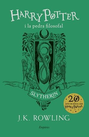 HARRY POTTER I LA PEDRA FILOSOFAL (SLYTHERIN) | 9788417016708 | ROWLING, J.K. | Llibreria L'Altell - Llibreria Online de Banyoles | Comprar llibres en català i castellà online - Llibreria de Girona