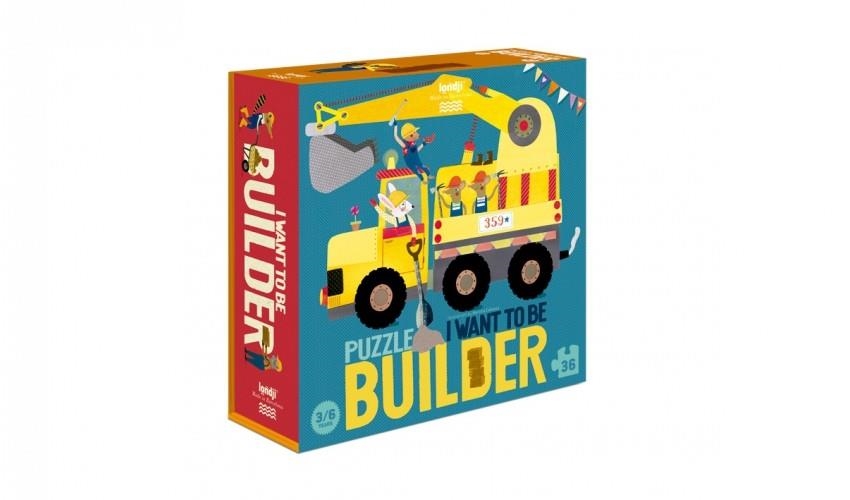 PUZZLE I WANT TO BE BUILDER | 8436530168736 | LONDJI | Llibreria L'Altell - Llibreria Online de Banyoles | Comprar llibres en català i castellà online - Llibreria de Girona