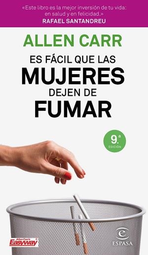 ES FÁCIL QUE LAS MUJERES DEJEN DE FUMAR | 9788467052961 | CARR, ALLEN | Llibreria L'Altell - Llibreria Online de Banyoles | Comprar llibres en català i castellà online - Llibreria de Girona