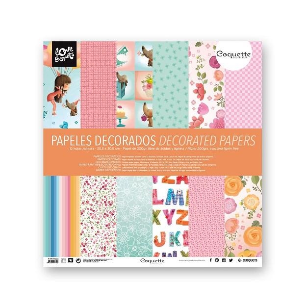 PAPERS DECORATS DOBLE CARA LOVE BUSQUETS COQUETTE | 8422829617092 | BUSQUETS | Llibreria Online de Banyoles | Comprar llibres en català i castellà online