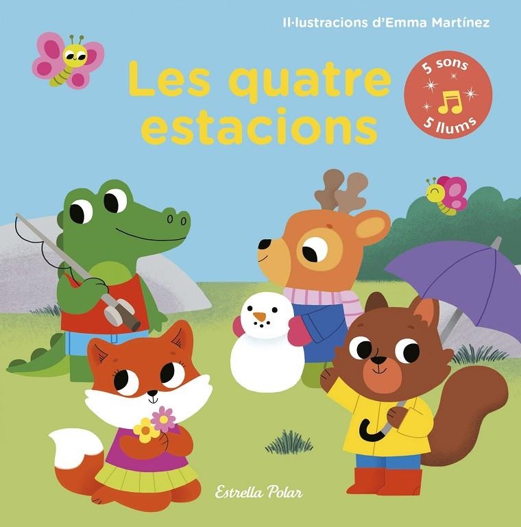 LES QUATRE ESTACIONS. LLIBRE AMB LLUMS I SONS | 9788491376149 | MARTÍNEZ, EMMA | Llibreria L'Altell - Llibreria Online de Banyoles | Comprar llibres en català i castellà online - Llibreria de Girona